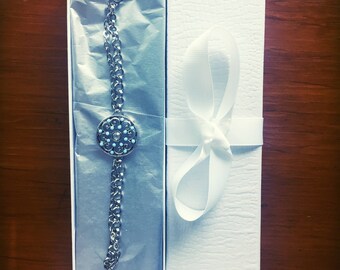 Turquoise Colored Bauble Bracelet