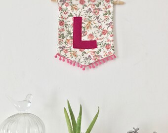 Handmade Mini Banner - Letter "L"