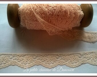 Wild rose S soft peach lace