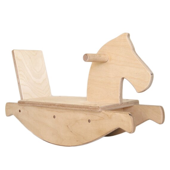 Wooden Rocking Horse Baby Gift Handmade Toy