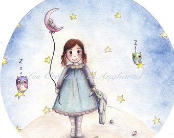 Door panel to design the little Princess room