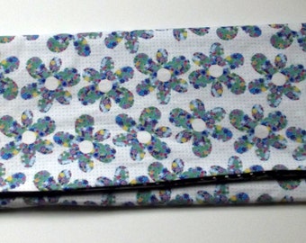 Large Baby Blanket Peace Flowers