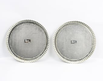 1990's Pampered Chef Fluted Tart Pans (2) Excellent Vintage Condition.