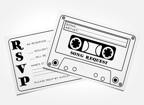 print rsvp cards
