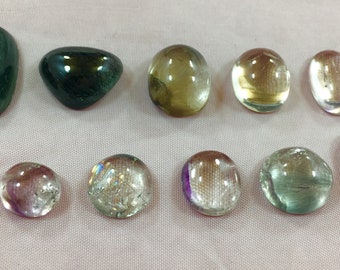 15 Grams Rutile Quartz Cabochons @P13