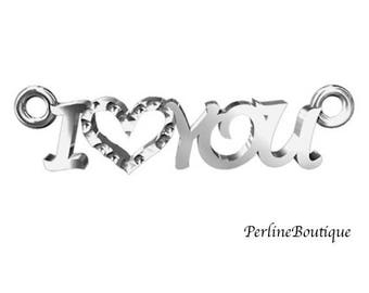 Connector "I love you" in Silver 925