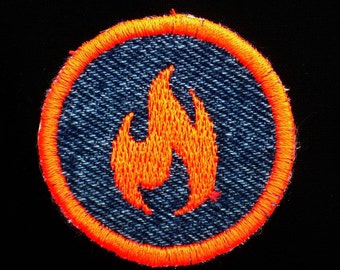 Flamable Iron-on Patch / Merit Badge