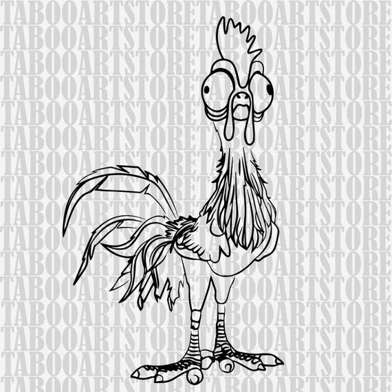 Heihei clipart Moana Heihei svg Moana Heihei svg Disney