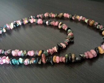 Schorl Necklace. Gemstone Necklace. Handmade. Gift for her. Mother's day Present