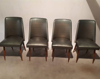 Set of 4 mid century chairs