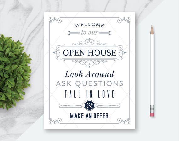 Canny image inside welcome to our open house printable Gutsy image inside welcome to our open house printable