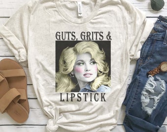 Bella and Canvas, Womens Graphic T-Shirt, Dolly Parton, Country, Pick your color