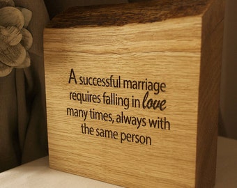 A Successful Marriage Requires…