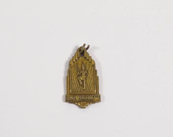 Vintage Drum Majorette Medal Charm