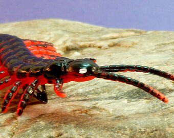 "Centipede" insect brooch