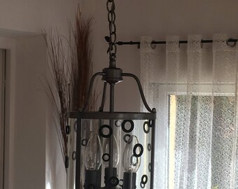 Vintage ceiling light revamps
