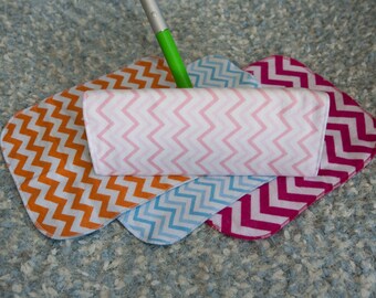 4, Reusable Swiffers, Swiffer Cover, Swiffer Cloths, 2- ply, Reversable, Dust Clothes, Swiffer Clothes, Mini, Burp Cloths