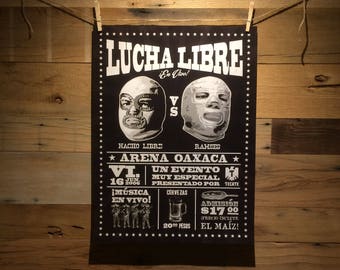 18 x 24 Nacho Libre poster Black