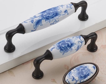 ceramic drawer pulls etsy