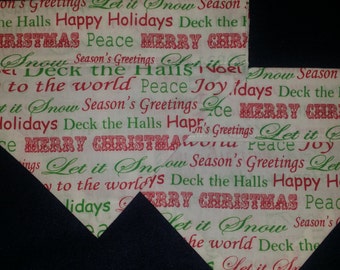 SALE! Season's Greetings Dog Bandanas!!