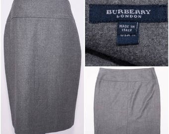 burberry denim skirt