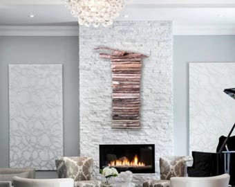 Large Driftwood Wall Hanging Art, Driftwood Hanging Art, Beach Wall Art, Beach Home Decor, Large Driftwood Art, Coastal Decor, Driftwood Art