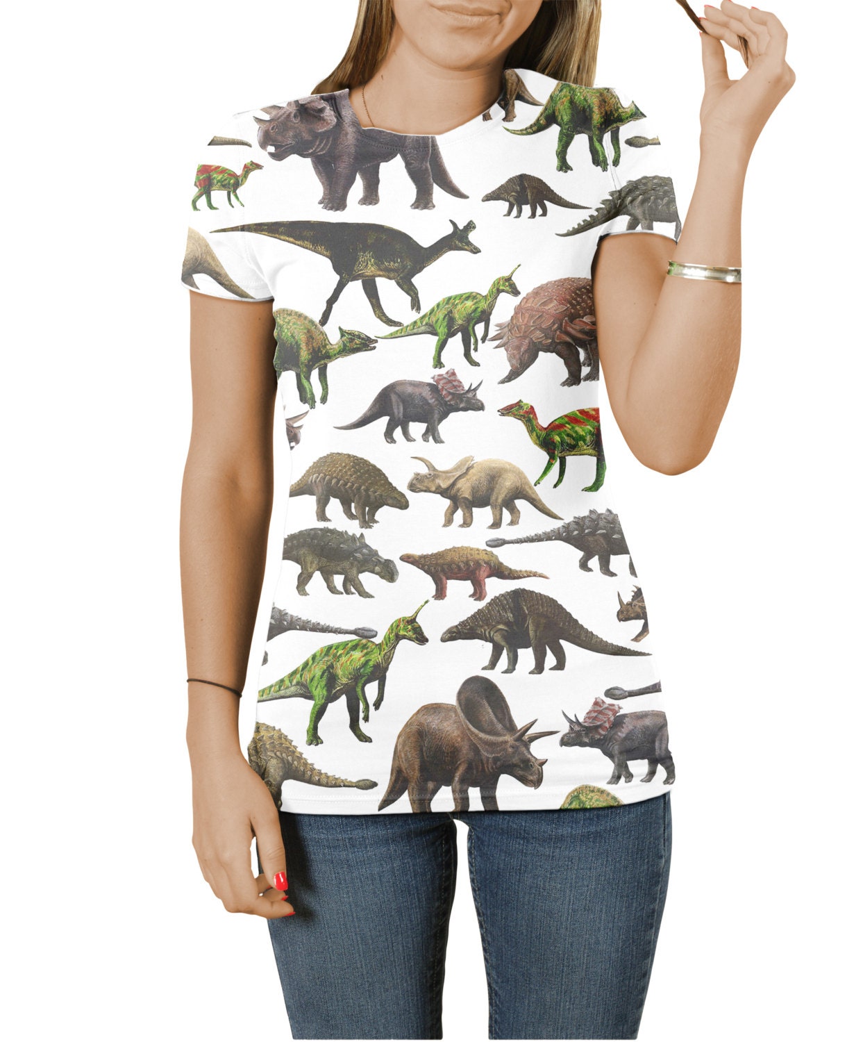 ladies dinosaur t shirt uk