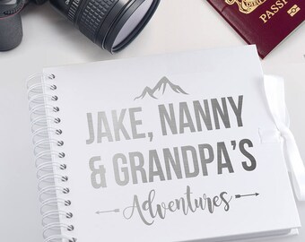 Personalised Scrapbook / Photo Album Custom Designed travelling adventure