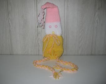 flat 'Pixie' tri-color wool blanket