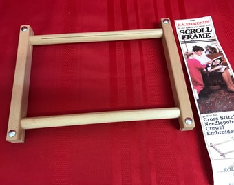 Edmunds Scroll Frame - 6" x 12" Hardwood Split Rail