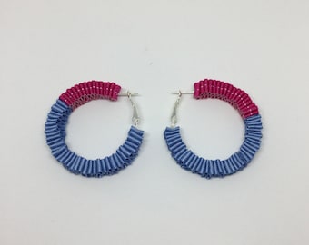 Ribbon earrings <Ring> BP