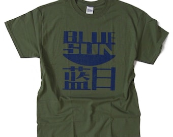 S - 5XL > FIREFLY > BLUE SUN Corporation Logo T-shirt for men > "Distressed" design