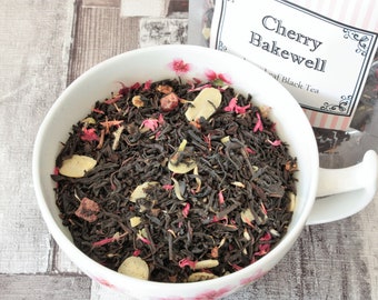 Cherry Bakewell Tea - Cherry & Almond Black Tea - Loose Leaf Tea - Tea - Tea Gift