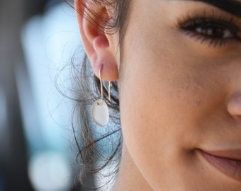 •BLISS II SMALL• silver dangle earrings