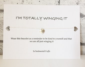 Im totalmente truci Bracciale - incoraggiamento mamma regalo