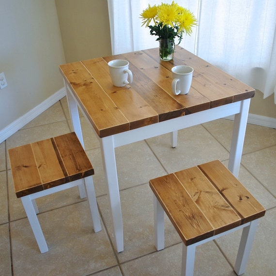 Farmhouse Breakfast Table or Dining Table Set with or without Farmhouse Breakfast Table or Dining Table Set with or without
