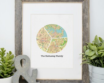 Personalized Gift for Dad, Sentimental Gift for Dad, Custom Gift for Dad, Personalized Fathers Day Gift, Gift for Dad from Daughter, Map