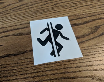 Portal Man Vinyl Decal Sticker