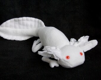 Axolotl Plushie - White