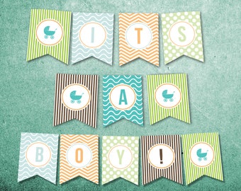 Its a boy banner | Etsy