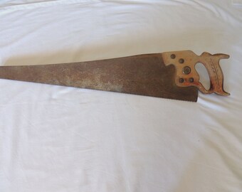 Pair, Vintage hand saw, Warranted Superior, circa 1930
