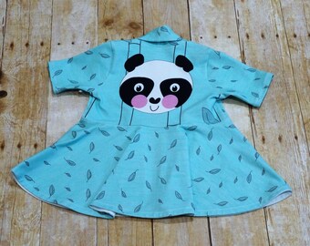 Cute 4T Panda open fitted Cardigan