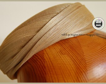 Pillbox Cloe/ Abaca Silk Hat/ Pillbox hat