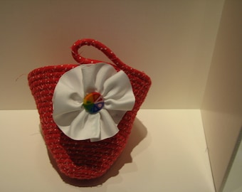 Coiled Rope Doorknob Basket