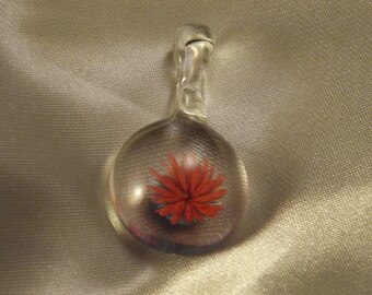 Discounted Glass Flower Pendant