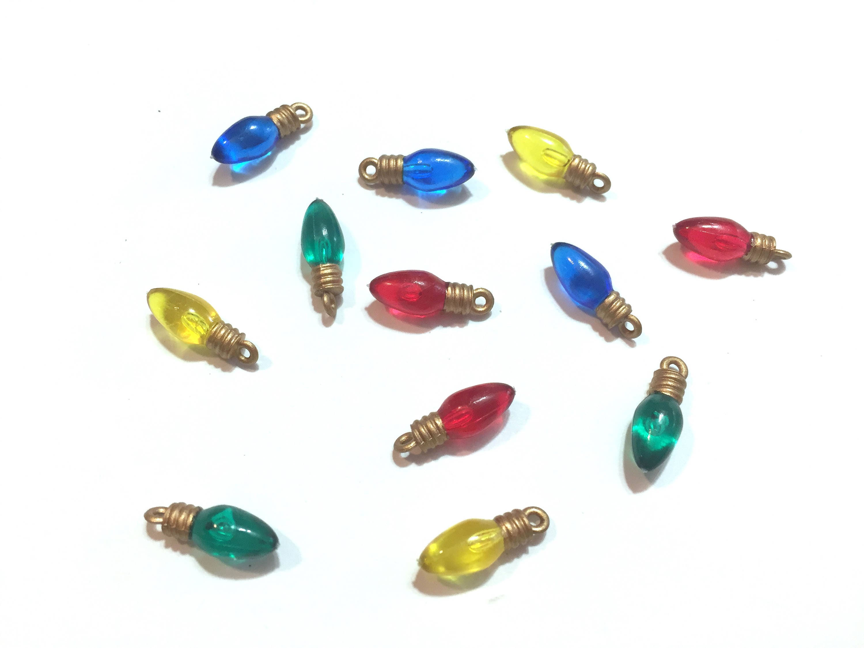 Miniature Christmas Light Bulbs Collection Miniatures Set of