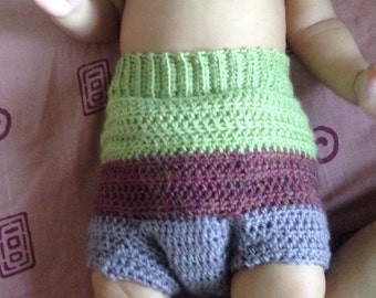 Blessed Cloth Diaper Cover Pattern Crochet with Butt Extension