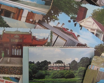 A collection of over 130 vintage post cards, never used, in pristine condition. A collctors' treasure !!