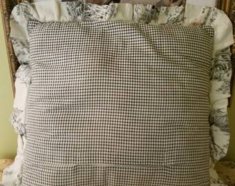 French Country Toile Pillow
