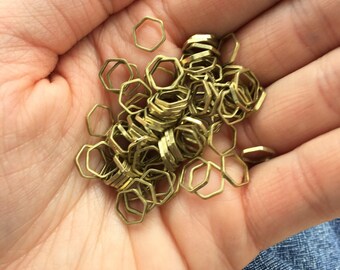 Honeycomb Stitch Markers-Set of 10